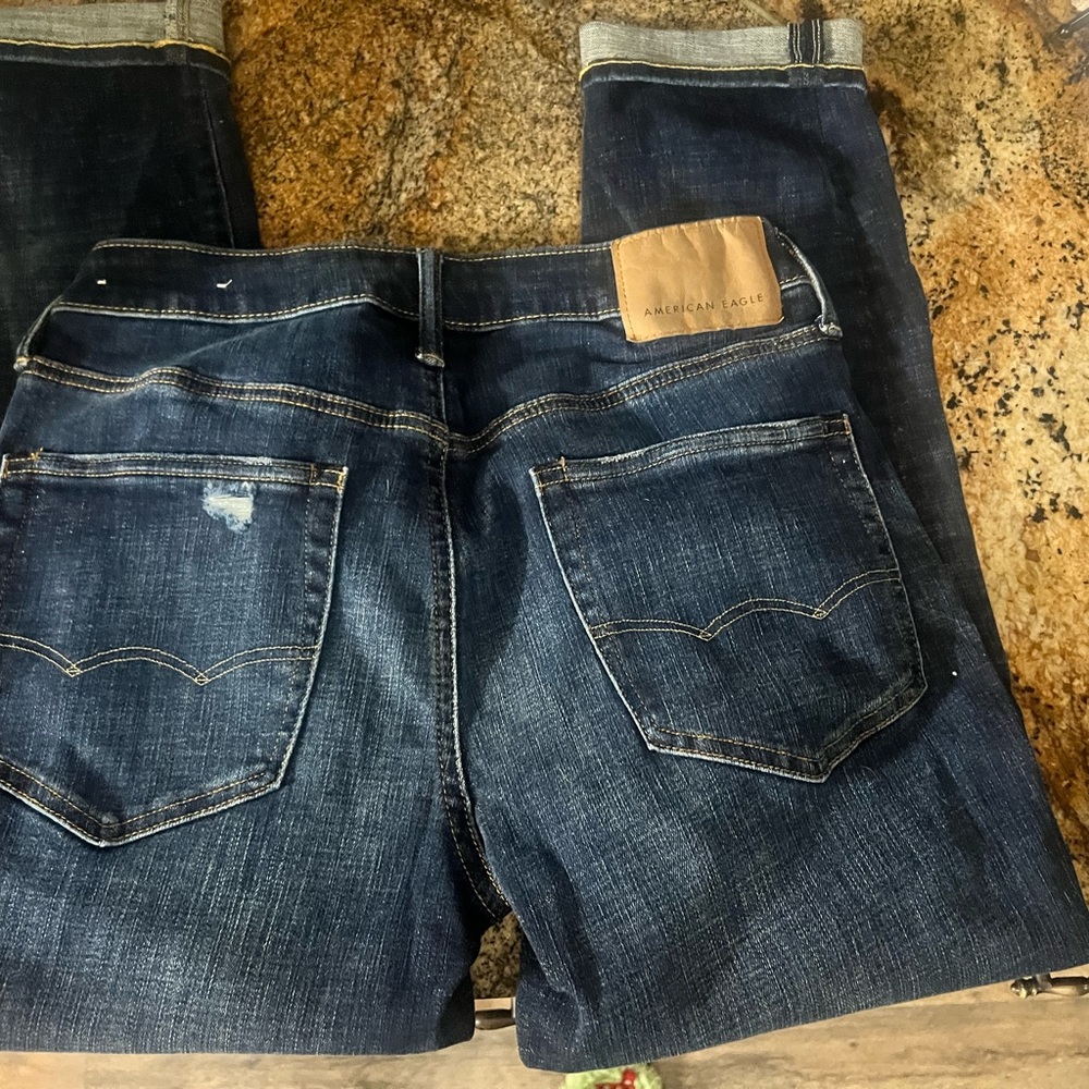 American Eagle Outfitters women’s athletic  Blue Jeans